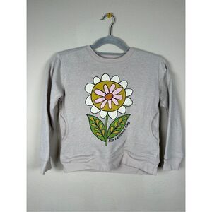 Natural Life Kid's Flower Crewneck Sweatshirt Sz 10-12